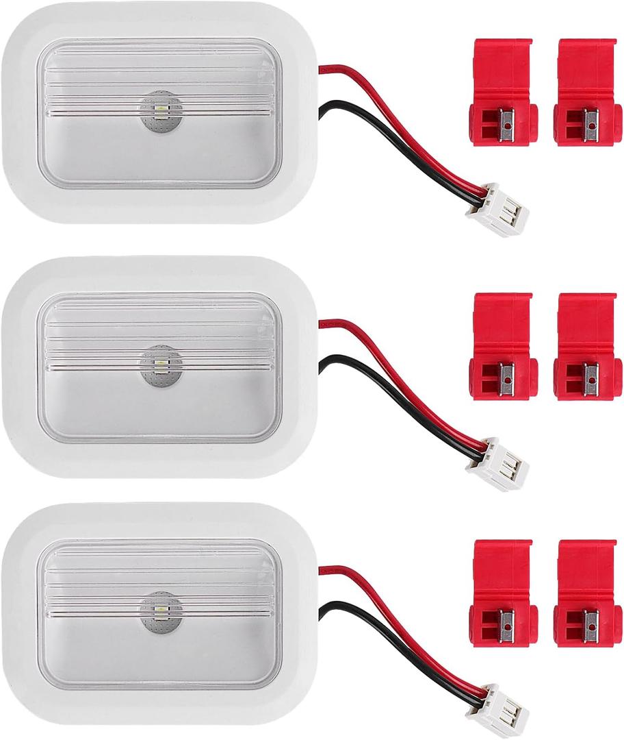Chobokiang 2024 Upgrade W10695459 W10843353 W11683243 for Whirlpool Kenmore Maytag Refrigerator Led Light Module Components*3, Replaces W10660728 W10279030 W11205083
