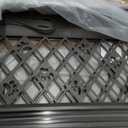 MYPET Paws Portable Pet Gate: 26-40" Wide Expandable, Pressure Mounted No Tools Needed, Durable Dog Gate for Doorways, Made in USA, 23" Tall, Fieldstone Gray