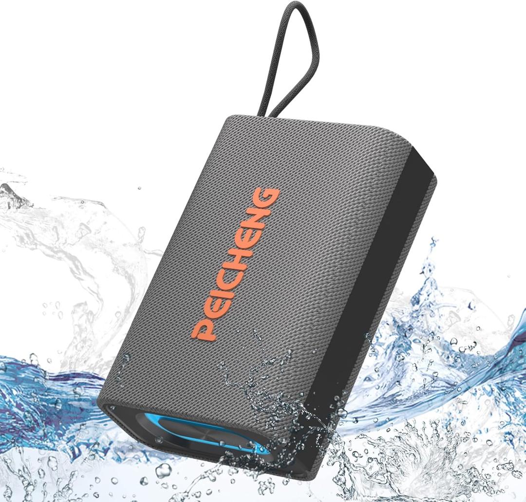Speaker, Portable Wireless Bluetooth Speakers, Waterproof Loud Stereo Sound with RGB Lights TWS Paire Long Playtime for Home/Party/Outdoor, Electronic Gadgets (1PCS, Gray) Speaker, Portable Wireless Bluetooth Speakers, Waterproof Loud Stereo Sound with RGB Lights TWS Paire Long Playtime for Home/Party/Outdoor, Electronic Gadgets (1PCS, Gray)