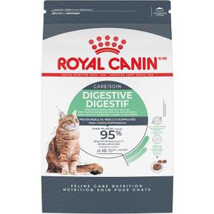 Royal Canin Feline Care Nutrition Digestive Care Adult Dry Cat Food, 3 lb Bag (EXP 04/10/27)