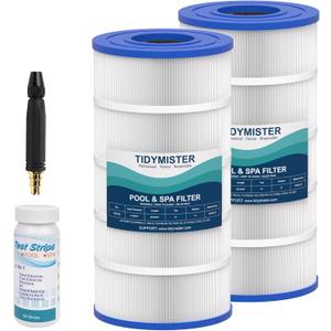 TidyMister PXST150 Pool Filter Cartridge Replacement, Compatible with Hayward XStream CC1500, CCX1500RE, CC-1500-E, Pleatco PXST150, Unicel C-8316, Filbur FC-1286, 150 sq.ft, 2 Pack