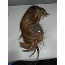 Wig with Bangs for Women Brown Blonde Highlight Straight Face-Framing Layers Hairstyle 4x4 Realistic Scalp Glueless Synthetic Wigs Medium Length for Everyday Use