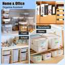 Rongta Bluetooth Label Maker Machine with Tape, Portable Mini Label Printer Wireless Thermal Handheld Sticker Makers Mini Label Makers with Multiple Templates for Organizing Office Home School(White)