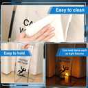 2 Packs Caution Wet Floor Signs 24 Inch Clear Acrylic Safety Warning Wet Floor Signs Windproof Safety Warning for Commercial Use Hotels High End Exhibition Halls Market Offices Pool