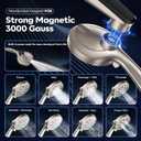 Shower Head with filtered Handheld High Pressure daul Shower Heads with Handheld Spray Combo and 10 Sprays Handheld Shower Head Detachable Shower head Built-in Magnetic Docking and Power Jets Nickel