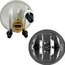 2Pcs Fog Lights Compatible With 2007-2014 Chevy Suburban/Tahoe/Avalanche/Camaro/Yukon/Yukon XL, 2015-2016 Colorado, 2015-2017 Silverado/GMC Acadia/Sierra w/Bulbs 1 Pair of Fog Lights (Smoked)