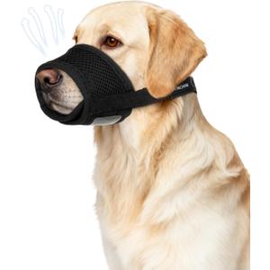 Soft Dog Muzzle for Anti Biting & Barking  nylon-Black-L-20260204