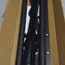 STORAGE MANIAC Adjustable Closet Rod Hanging Clothes Heavy Duty Closet Extender Hanging Rod Space-Saving Clothes Hanging Bar Double Closet Hanging Rod Hanging Closet Organizer Closet Bar,2 Pack Black