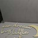 15 Pcs Moon and Stars Nursery Decor Dream Big Little One Wall Decor Boho Neutral Babyroom Wall Art Nursery Sign for Boys Girls Bedroom Home Farmhouse Living Playroom(Wood Color)