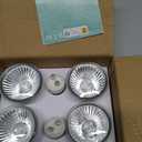 Vinaco GU10 Halogen Bulb Dimmable, GU10+c 110V 50W Candle Warmer Lamp Replacement, MR16 GU 10 50W Halogen Bulb 120V, 50 W MR16 with Glass Cover for Track&Recessed Lighting, 2800K Warm White, 6 Pack