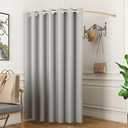 TEENKON Clothing Store Fitting Room, 47 in Dressing Room Used in Mall, Boutique and Office, Corner Wall Mounted Changing Room for Privacy Protection, Include Shading Curtain, Bracket and Hook Up, 76.7"W x 90.5"L
