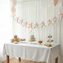 Moukeren We Can Bearly Wait Felt Banner Baby Shower Decorations Brown Gingham Teddy Bear Garland 3D Filling Cotton Boho Bear Theme Birthday Gender Reveal Wedding Birthday Party Decor