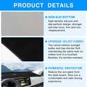Autorder Dashboard Cover Mat for 2023-2025 2026 Nissan Ariya Accessories Dash Cover Upgrade Velvet Dash Mat Sunshade Glare UV Rays Protector(with HUD)