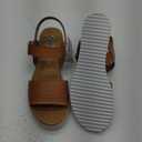 Skechers Women's Desert Kiss - Sunny Flair Sandal (9.5, Luggage)