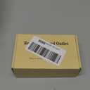 Timer Outlet Plug, 15A/1500W Remote Control Outlet, 500ft Range Wireless Remote Light Switch, Timer Switch for Lights, Anti-Surge 4000V, for Household Appliances (3 Outlets + 1 Remote)