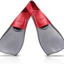 Speedo Unisex-Adult Swim Training Fins Rubber Long Blade. Size XXXS.