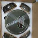 TheTerra Ceramic Dinnerware Set for 8, 24-Piece Plates and Bowls Set