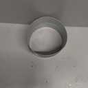 6'' Inch Galvanised Steel - Metal Duct Connector, Straight Pipe Coupler