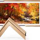 TV Frames 55 Deco Alloy Bezel Only for Samsung The Frame TV and Pro TVs (Fits 2021-2026, LS03A, LS03B, LS03C, LS03D, LS03FA, LS03FW, LS03HE, LS03HW), Modern & Minimalist Styles from TV to Art, Interchangeable Bezels for Home Decor, Easy Installation