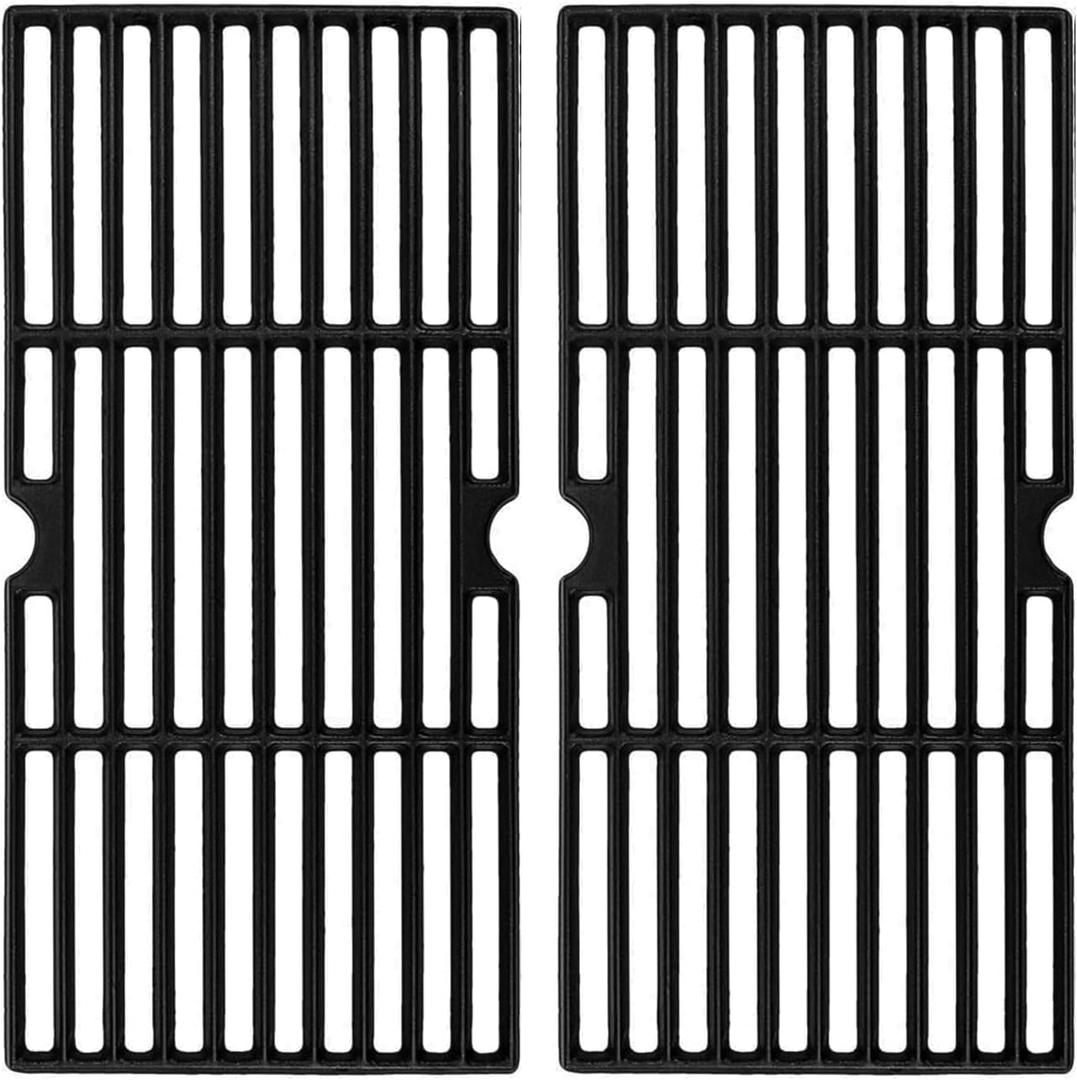 G460-0500-W1 Cooking Grate Grill Replacement Parts for Char Broil Grill Grates 463672016 463645015 463251414 463633316 463642116 463672416 463650413 Charbroil 2 Burner Grill Replacement Grates (16 15/16 x 16 5/8" for Charbroil)