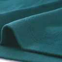 Allegra K Women's V Neck Tops 3/4 Sleeves Solid Knitted Buttons Decor Ruched Blouse (Teal, S)