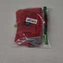 EMUST Dog Winter Coats - Windproof Jackets with Hood for Small Dogs, Cold Weather Apparel - S/Red