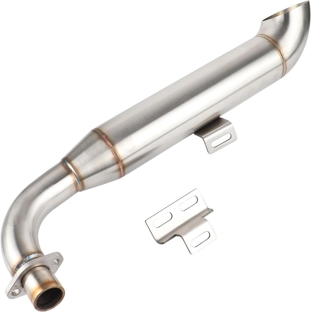 Motorcycle Stainless Steel Exhaust Muffler For Stock or Big Bore Applications,For ATC70,Z50, mini Bikes, And Mini Trail 50
