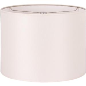 Wellmet 13"x13"x10" Assembly Required Lampshade for Table Lamp, Bedside Lamp, Floor Lamp, Fabric Drum Lampshade Classic Modern Style, Spider Fitter, Cream White
