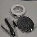 Desk Ring Light with Telescopic Stand, Travel Desktop Hola Light for Phone Selfie Laptop Zoom Video Calls Makeup Tiktok Reels Live Streaming (Matte Black)