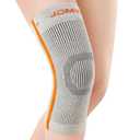 JOMVD Knee Compression Sleeve for Men & Women Knee Brace for Knee Pain, Arthritis, ACL & Meniscus Tear, Circulation, Breathable Knee Support for Swelling Relief, Injury Recovery & Daily Comfort,Large,1 Pack (Gray, M)