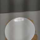 Corelle Vitrelle 6-Piece Salad Plates Set Triple Layer Glass and Chip Resistant, 8-1/2-Inch Lightweight Round Plates, Winter Frost White