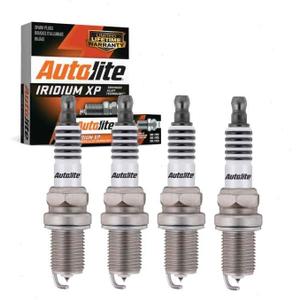 4 pc Autolite Iridium XP Spark Plugs compatible with Mitsubishi Lancer 2.0L 2.4L L4 2002-2017