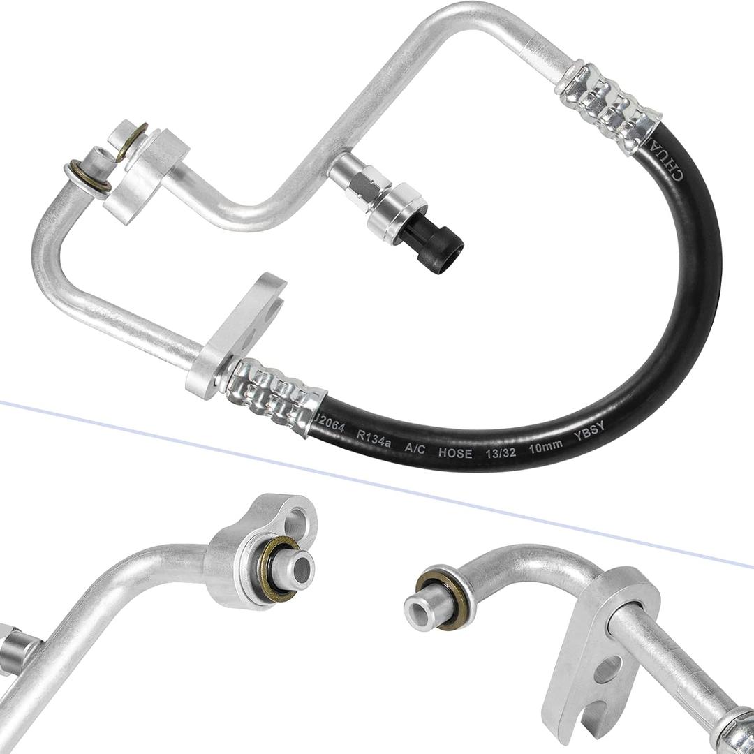 15-34440 Air Conditioning Compressor and Condenser Hose Assembly Replacement For Buick Enclave 2008-2012 Chevy Traverse 2009-2012 GMC Acadia 2007-2012 Saturn Outlook 2007-2010