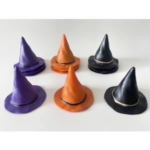 12 Pack Mini Witch Hats - Halloween Wine Bottle Cover, Alcohol Accessories, Tiny Witch Hats for Wine & Beverage Bottles, Halloween Party Decorations