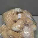 Teddy Bears Bulk 5 Packs 13.5 Inches Small Stuffed Bears Pack for Christmas Valentines Baby Shower Party Decorations Centerpieces Favors Light Brown