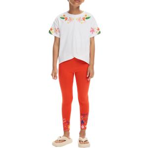 Desigual Girls' Ts_CRIS (White), Size 3/4