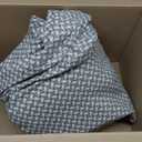 True North by Sleep Philosophy Cotton Sheet Set Cozy Print 100% Cotton Flannel Sheets Bedding Set, Oversized Sheets, Deep Pocket Fits Up to 14" Mattress Queen Bed Sheets Queen Snowflake 4 Piece