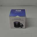 Ultrasonic Retainer Cleaner Machine, 42kHz Professional for Dentures, Aligners, Mouth Guards, Jewelry - IPX7 Waterproof Durable Removable Base and Top Cover, 3 Timer Settings, Quiet White