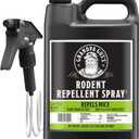 Grandpa Gus's Rodent Repellent Spray with Sprayer, Natural Peppermint & Cinnamon Oils Repel Mice and Stop Rats, 1 Gallon (Pack of 1)