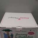 HappyThings! Christmas or Messianic Inflatables Outdoor Decorations for The Yard Blow Up Nativity Sets Journey to Bethlehem w/LED Lights and Blower for The Holidays 7x5.5x4 ft