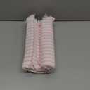 ZWJD Throw Pillow Covers 18x18 Set of 2 Striped Pillow Covers with Fringe Chic Cotton Decorative Pillows Square Cushion Covers for Sofa Couch Bed Living Room Farmhouse Decor (Pink)