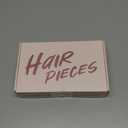 Hairro Human Hair Toppers For Women No Bang Middle Part Side Bangs Hair Clip Wispy Thin Short Wiglet Hairpieces 11 Inches 14g #02 Dark Brown