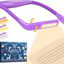 Valentines Day Gifts for Her Wife: Neck Reading Lamp Purple Gifts For Women Book Lovers Knitting Crochet Accessories, Birthday Present For Mom Grandma Bible Readers Knitters Quilting Sewing Supplies