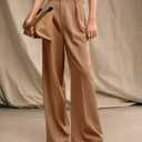 Women Wide Leg Dress Pants 2026 High Waist Business Casual Palazzo Pants Work Slacks Trousers with Pockets XS-XXL (XXL)