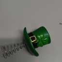 St Patrick's Day Hat Miniature Tree Topper Green Hat St Patrick's Day Ornaments Hat Tree Topper 4 Inches Mini St Patrick's Day Tree Ornaments for St Patrick's Day Party