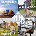 30-Pack M10 Quick Links Screw, 4Inch Threaded Quick Chain Link Connectors, 3/8 Heavy Duty Locking Carabiners, 2000 LBS Capacity Anti-Rust Chain Hooks for Towing, Swings, Shade Sails and Bird Toys (Silver)