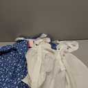 ReliBeauty Pioneer Girl Dress Colonial Prairie Costume (Blue), 150