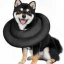 Comfortable Adjustable Soft Cone Alternative - Medium Dog & Cat Recovery Collar, Elizabethan Donut Collar, Different Sizes for Small, Medium & Large Pets