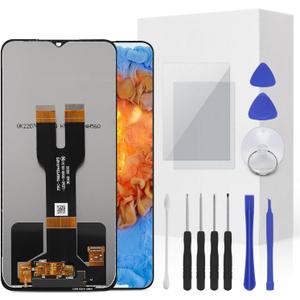 for T Phone REVVL 6 5G REVVL 6X 5G TMAF025G TMRV065G Screen Replacement Kit Full LCD Screen Display Touch Digitizer Full Assembly with Repair Tool for Model T Phone 6.52inch