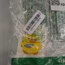 Luggage Tag for Suitcase, Embroidered Letter Unique Leather Bag Tags Identifiers Privacy Cover ID Label for Women Men Kids Girls Cruise Airport Travel, Duck